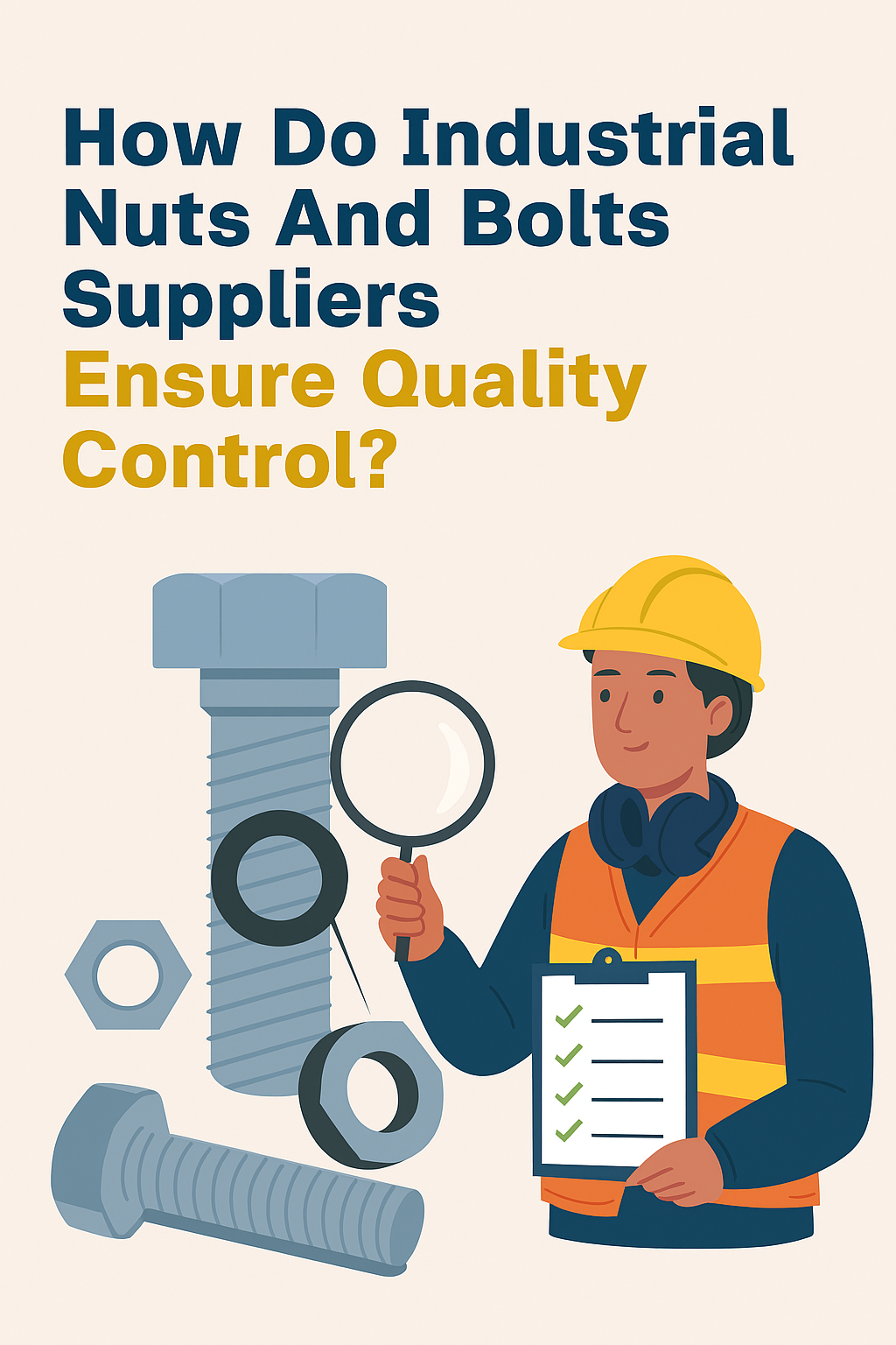 How Do Industrial Nuts and Bolts Suppliers Ensure Quality Control?