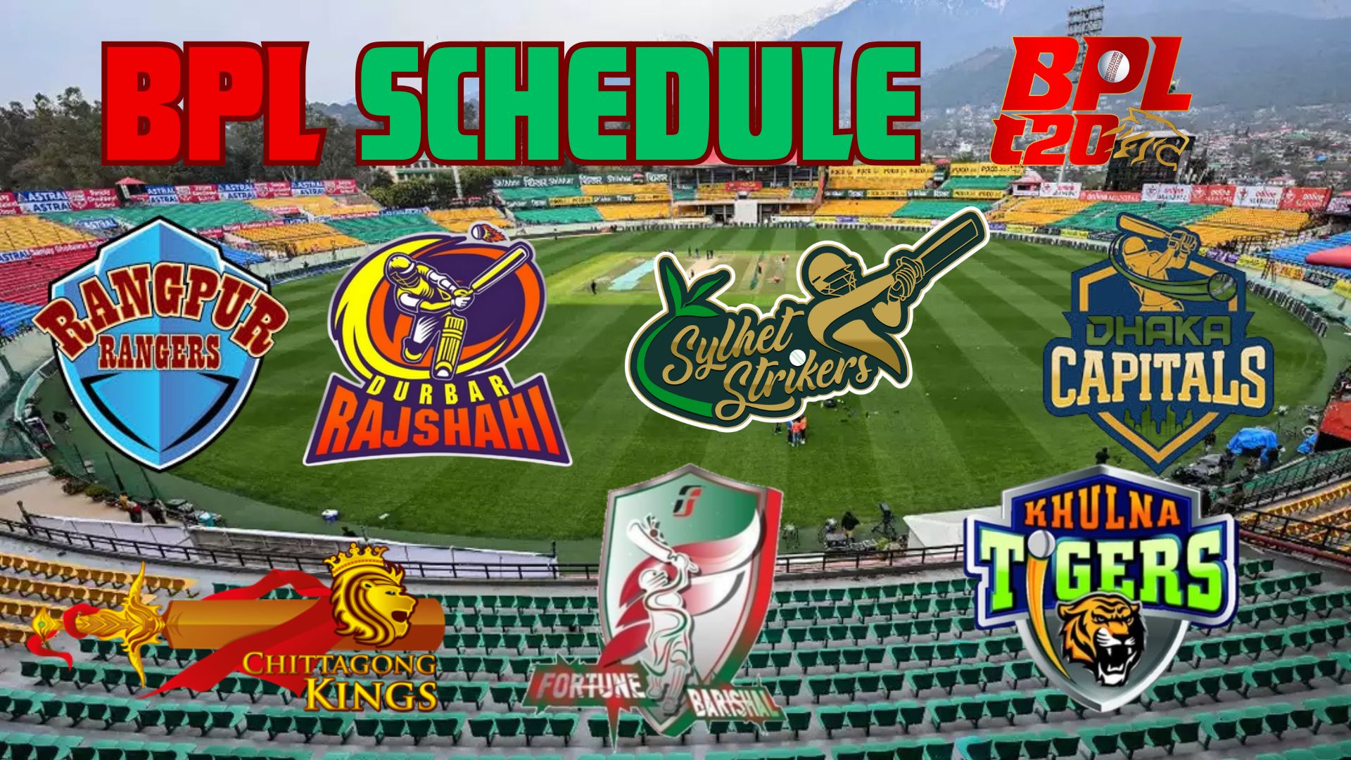 BPL 2026 Schedule – Bangladesh Premier League Match Fixtures